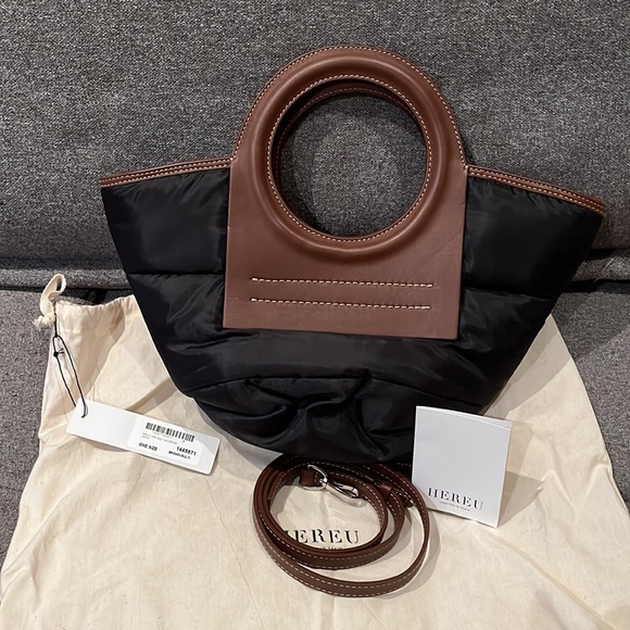 Hereu Cala Mini Quilted-Nylon Tote Bag Made in Spain - Picture 6 of 6